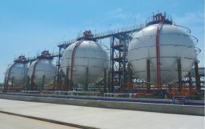 遼寧華錦集團“十一五”項目，46萬噸每年乙烯改擴建工程球罐防腐工程