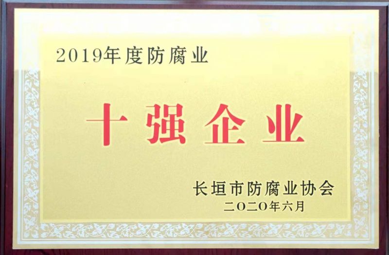 2019年十強企業(yè)